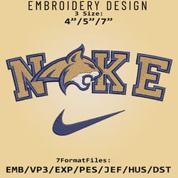 ncaa logo nike montana state bobcats embroidery design, embroidery files, machine embroidery pattern