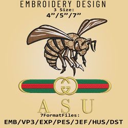 NCAA Logo Alabama State Hornets, Embroidery design, NCAA Gucc.i, Embroidery Files, Machine Embroider Pattern