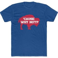 custom - buffalo unisex cotton crew tee