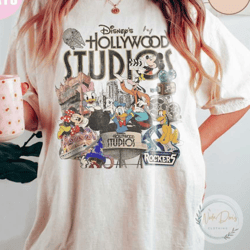 retro disney hollywood studios comfort color shirt, hollywood studios tee, hollywood studios trip shirt, disney family v