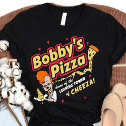 retro bobby's pizza cheeza shirt / a goofy movie disney t-shirt / walt disney world tee / disneyland trip / funny disney