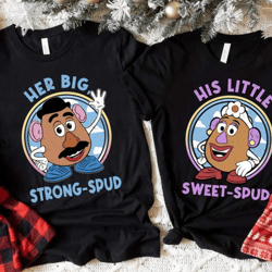 mr and mrs potato head shirt / his and her t-shirt / toy story couple matching shirt / disney valentine's day t-shirt /