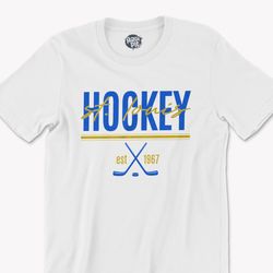 St louis hockey shirt | est 1967 hockey blues saint louis unisex adult tshirt | st louis hockey 1967 tee