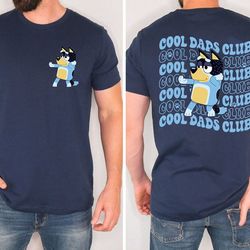 Vintage Cool Dads Club Shirt | Bluey Shirt | Bluey Toddler Shirt | Bluey Kids Shirt | Bluey Family Birthday Shirt | Fath