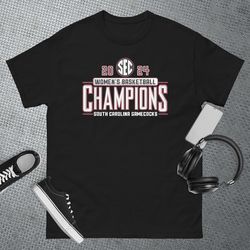 South Carolina Fighting Gamecocks Basketball SEC Champs 2024 T-Shirt