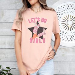 Let's Go Girls Child Shirt, Kids Graphic Tee, Rodeo Graphic Tee, Young Cowgirl Shirt, Kids Country Fashion, Children's W