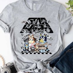 Bluey Star Wars Shirt, Bluey Family Matching Shirt, Cute Muffin Shirt, Funny Muffin Bluey Shirt, Muffin Heeler Shirt.
