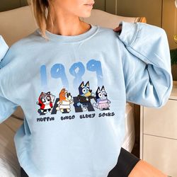 Bluey Taylor 1989 Album Shirt, Bluey Swifties Shirt, Bluey Swift Shirt, The Eras Tour Bluey Shirt, Gift For Swifties.