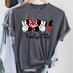 Disney Family Trip 2024 Shirt, Disney Vacation 2024 Shirt, Disney Minnie Shirt, Disney Trip Shirt, Minnie Mouse Shirt