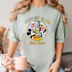 Disney Characters, Mickey and Co Shirt, Mickey Mouse, Disney Cruise Shirt, Disneyworld, Disney Family Shirts, Disneyland