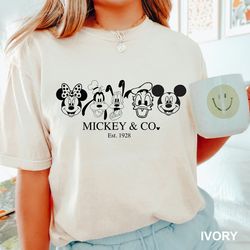 Mickey and Co Shirt, Mickey Mouse, Disney Characters, Disney Cruise Shirt, Disneyworld, Disney Family Shirts, Disneyland