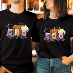 t-shirt (1814) halloween sanderson witches witch museum magic wizard salem sisters candle of black flame broom bunch of