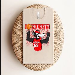 Retro NC State Wolfpack Basketball Pack Party Shirt
