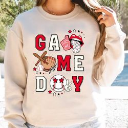 Baseball Sweatshirt, Baseball Game Day Sweatshirt, Game Day Hoodie, Baseball