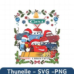 lightning mcqueen tow mater cars merry christmas png