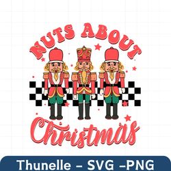 Retro Nuts About Christmas Svg