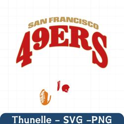 Vintage Snoopy Football San Francisco 49ers SVG