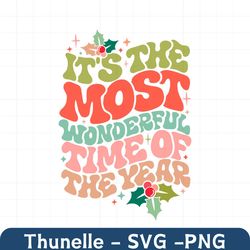 the most wonderful time of the year svg
