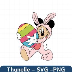 mickey easter gift svg, easter day svg, mickey svg, easter mickey svg, bunny mickey svg, disney svg, colored eggs svg, e