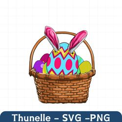easter bunny basket eggs svg, easter day svg, easter basket, easter eggs hunt, easter eggs svg, the easter bunny svg, ea