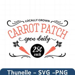 locally organic carrot patch easter svg, trending svg, easter day svg, happy easter svg, easter svg, easter 2021 svg, bu
