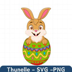 easter bunny hatched from an egg svg, easter day svg, easter svg, happy easter svg, easter gifts, bunny svg, cute bunny,