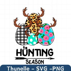 hunting season easter eggs svg, easter day svg, easter svg, hunting season svg, easter hunting, deer horn svg, happy eas