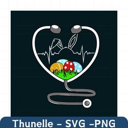 nurse heart easter svg, easter day svg, easter svg, nurse heart svg, heart beat svg, nurse svg, happy easter svg, easter