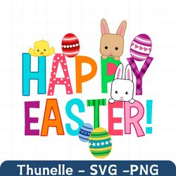 happy easter svg, easter svg, easter day svg, easter bunny svg, easter eggs svg, colored eggs svg, bunny eggs svg, happy