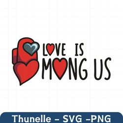love is mong us layered svg, valentine svg, among us svg, among us love svg, among us gifts svg, hearts svg, heart love