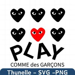 hearts play comme des garcons svg, trending svg, hearts svg, play svg, commes des garcons svg, cute hearts svg, hearts g