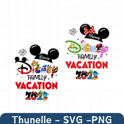 bundle family vacation 2023 svg, family trip svg, vacay mode svg, magical kingdom svg, svg, png files for cricut sublima