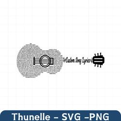 costum song lyrics svg, song lyrics svg, first dance lyrics svg, valentines day svg, anniversary svg, guitar svg, weddin