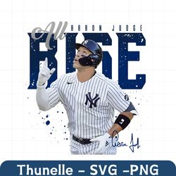 all rise aaron judge ny yankees t shirt design. png digital 4500x5100 px bootleg retro 90s vintage baseball instant down