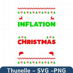 due to inflation this is my ugly christmas sweaters shirt svg, christmas quote svg, ugly christmas sweaters svg