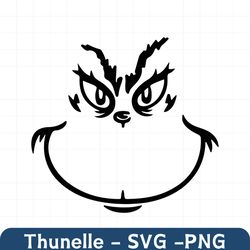 grinch face svg, grinch ornament, grinch smile, christmas svg, cricut, silhouette, digital download, png, svg, eps, pdf,