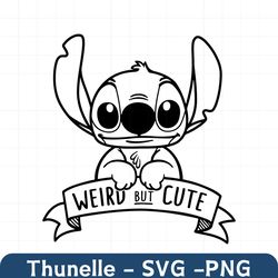 stitch weird but cute svg lilo and stitch clipart images instant digital download sublimation cricut silhouette cut file