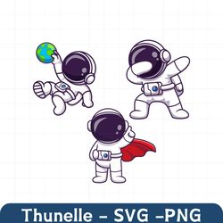 cute astronaut svg superhero svg kid astronaut svg bundle cosmonaut svg space svg