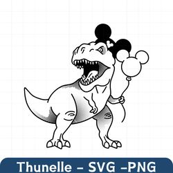 trex with balloon svg | wrong park svg | jurassic park inspired svg | trex svg | sublimation | printable | vinyl cut