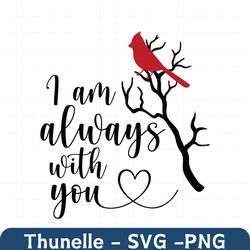 cardinal memorial svg, memorial svg, cardinal svg, always with you svg, remembrance svg, red cardinal heart svg