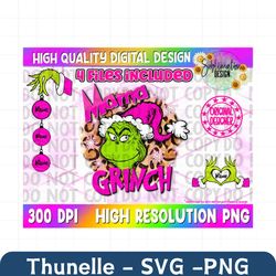 mama grinch png the grinch png grinch png christmas sublimation png pink grinch png trendy tree png pink christmas gri