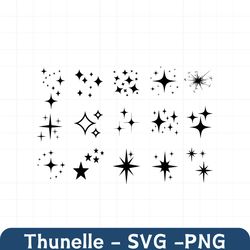 sparkle svg star svg sparling svg sparkle silhouette sparkle stars svg, sparkle stars png, cricut, instant download
