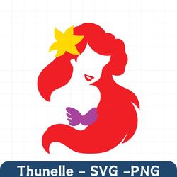 ariel the mermaid princess svg download file plotter file crafting plotter cricut