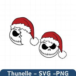jack face christmas hat svg png, layered jack skellington face svg, the nightmare before christmas svg files for cricut,
