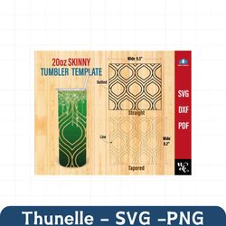 leaf pattern template for hogg 20oz skinny straight, tapered tumbler template svg, straight tumblers burst svg dxf and p