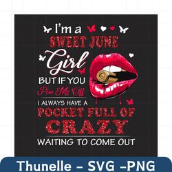 im a sweet june girl png, birthday png, june birthday png, born in june, june girl png, june woman png, birthday girl pn