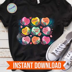 valentines day candy hearts png file