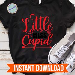 little miss cupid svg