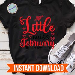 little miss february svg png