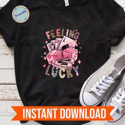 feeling lucky a card png file